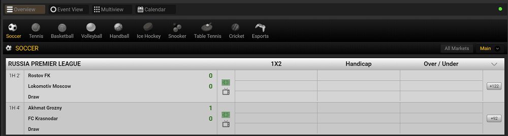 18bet live betting