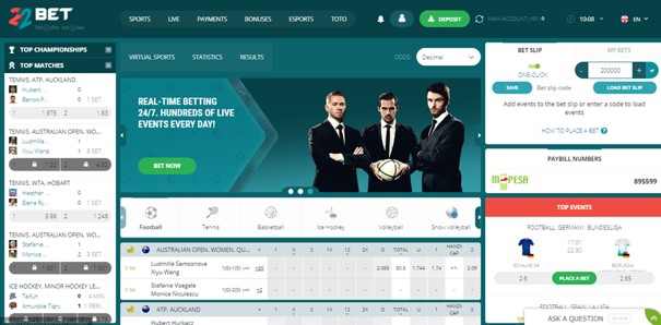 22bet design and usability