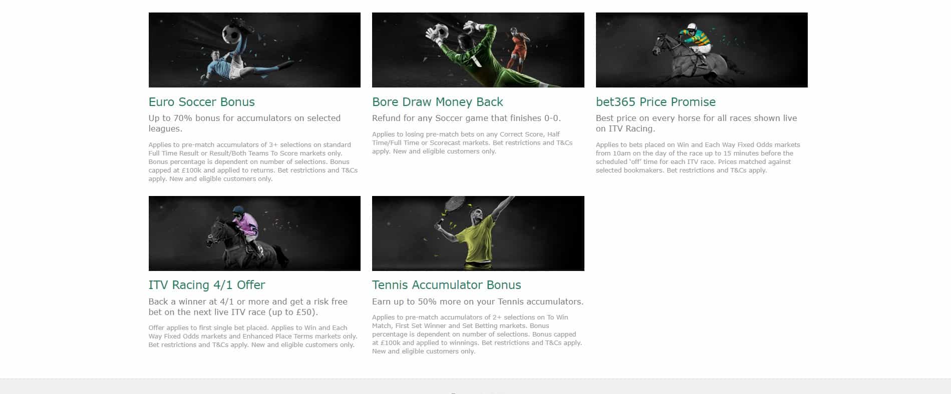 Bet365 Sportsbook Promotions