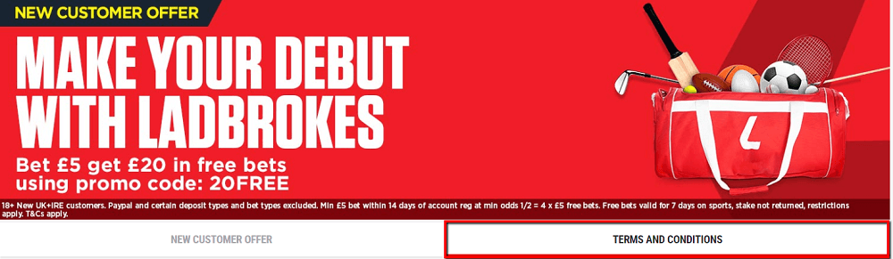 Ladbrokes terms and condition