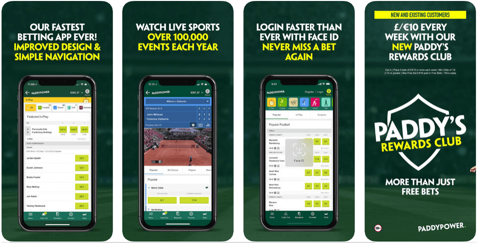 Paddy Power mobile app