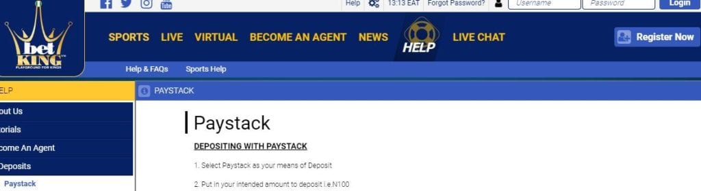 Paystack Registration