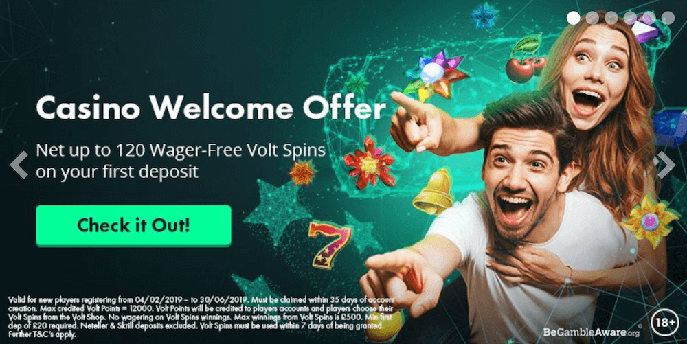 Volt Sports casino offer