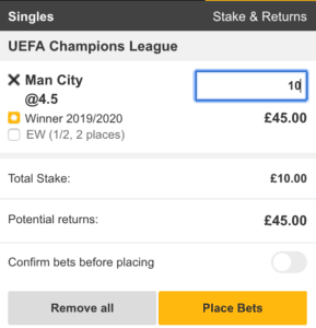 Champions League Betting Guide