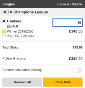 Champions League Betting Guide