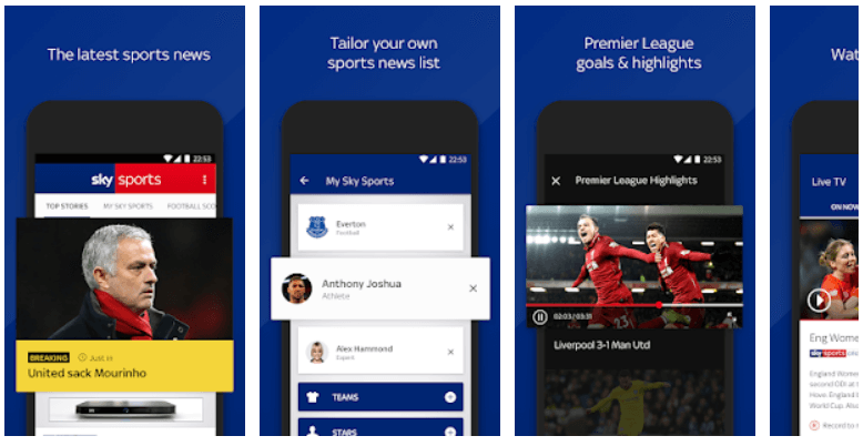 Sky Sports news app