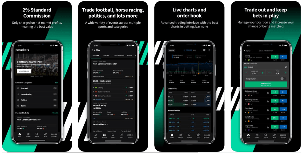 Smarkets mobile app