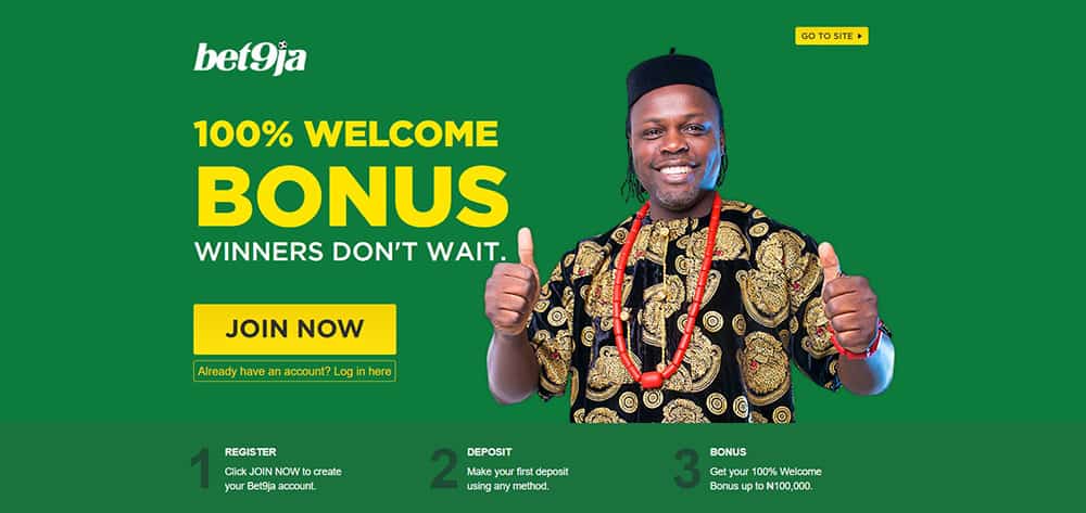 Bet9ja. Bet9ja logo.