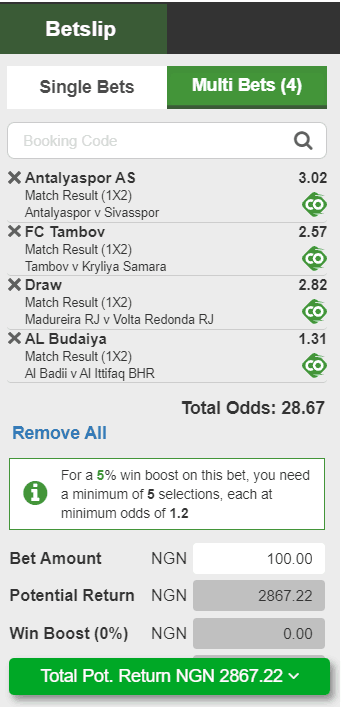 betway nigeria accumulator