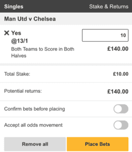 betfair both teams to score 3