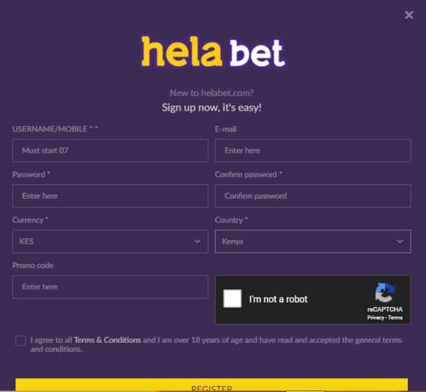 helabet registration process - HelaBet Sports Betting Review