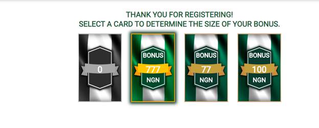 Wazobet Registration Gift Bonus Cards