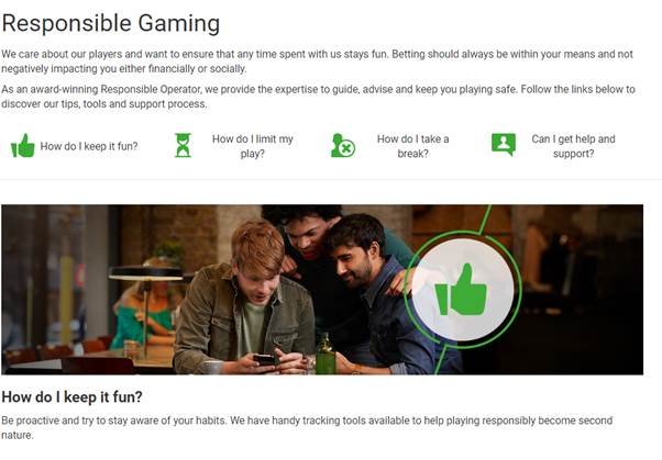 Unibet Resonsible Gaming - Unibet Sport Betting Review