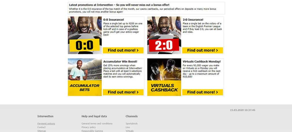 interwetten sportsbook promotional offer