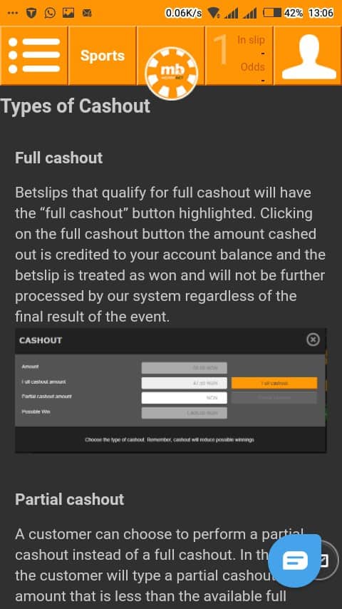 merrybet cashout mobile