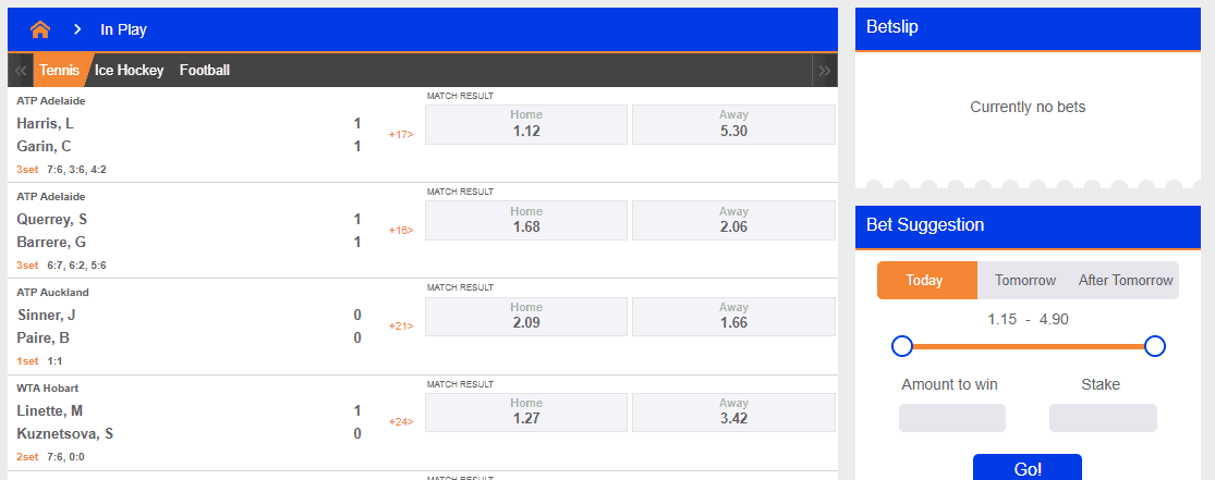 NairaBet In-Play Live betting offer