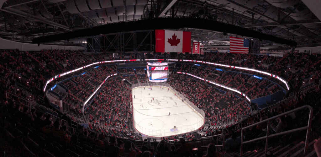 nhl stadium during match