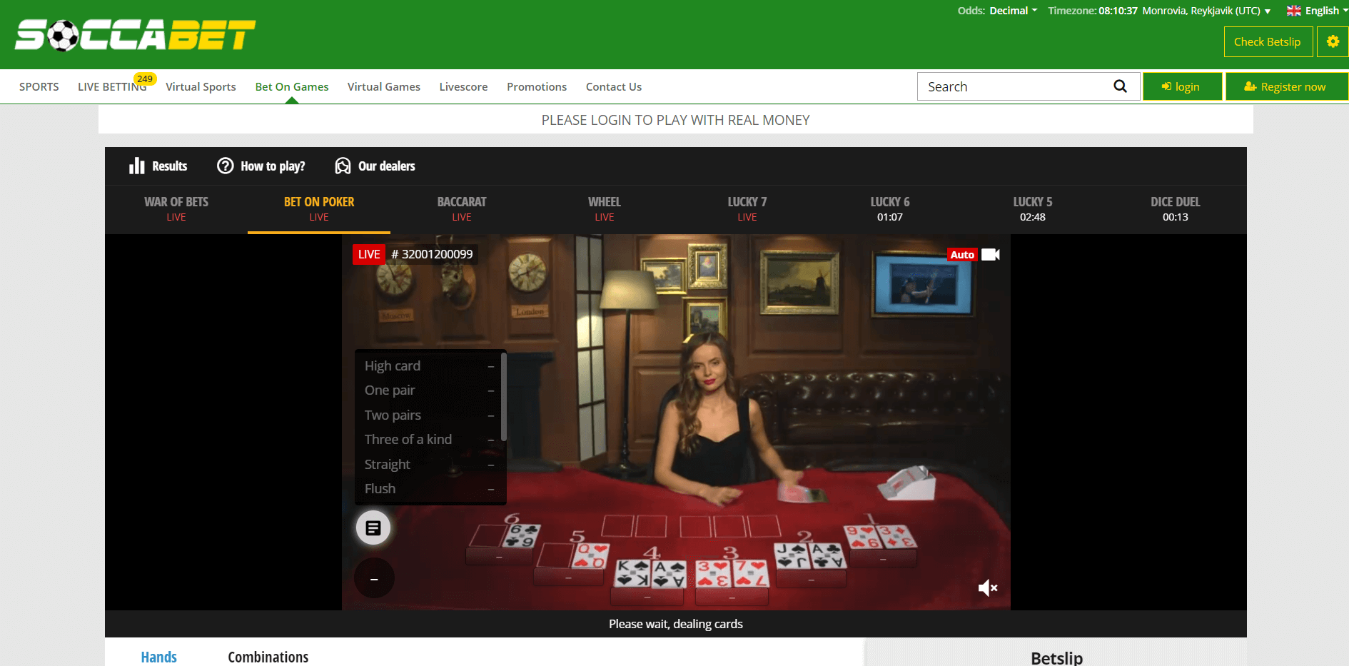 live poker stream