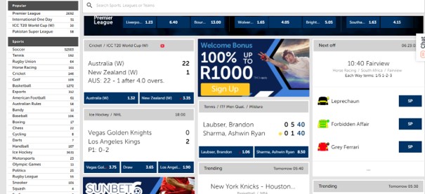 sunbet pre-match betting - Sunbet Sports Betting Review