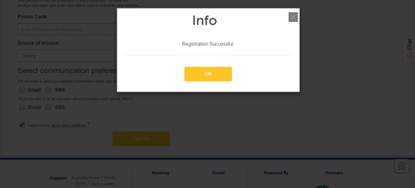 sunbet registration step 3